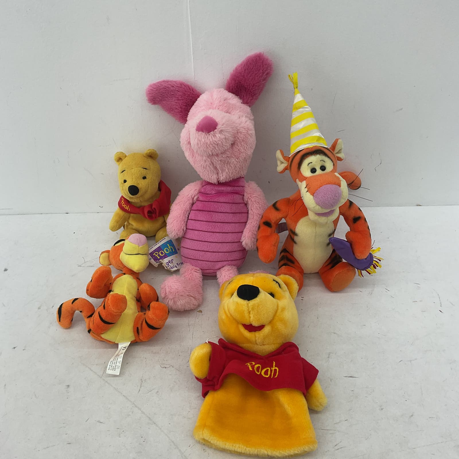 Disney Winnie The Pooh Bear Piglet Tigger Tiger Stuffed Animal Plush Lot -  Warehouse Toys