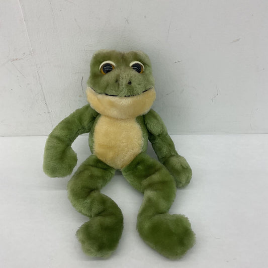 Fun Farm Dakin Green 1983 Frog Plush Toy - Other Stuffed Animals - Warehouse Toys
