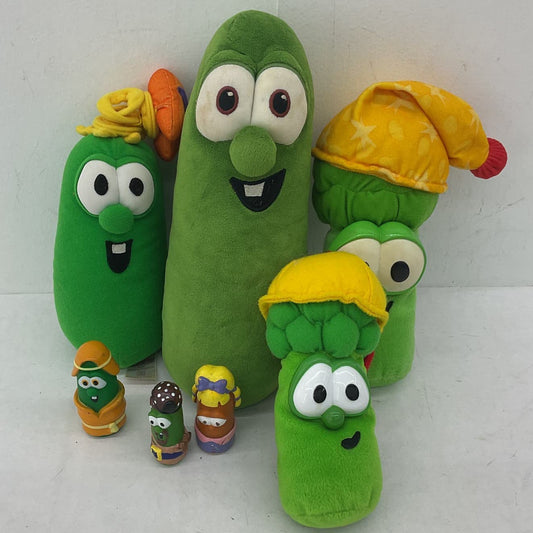 Gund Fisher Price Veggie Tales Larry The Cucumnber Green Stuffed Animal Lot - Warehouse Toys
