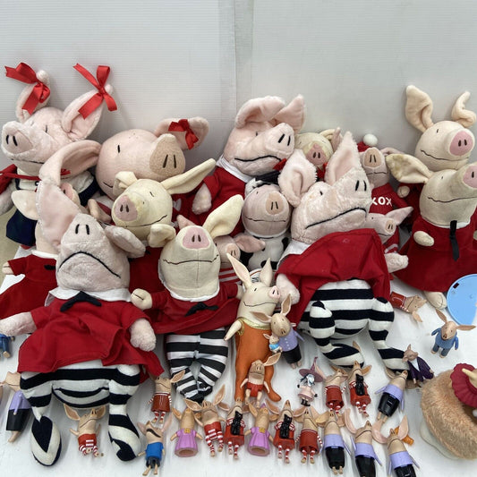 Large LOT Mixed Used Olivia Pig Plush Dolls & Toy Figures Gund Spin Masters - Warehouse Toys