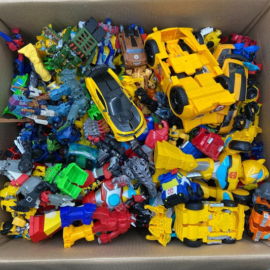 LOT 43 lbs Transformers Autobot Decepticon Optimus Prime Action Figures Toys - Warehouse Toys