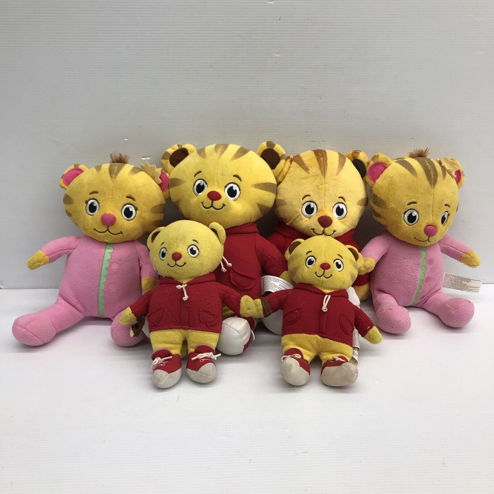 LOT 6 PBS Fred Rogers Neighborhood Daniel Sister Baby Margaret Tiger Plush  Toys - Warehouse Toys