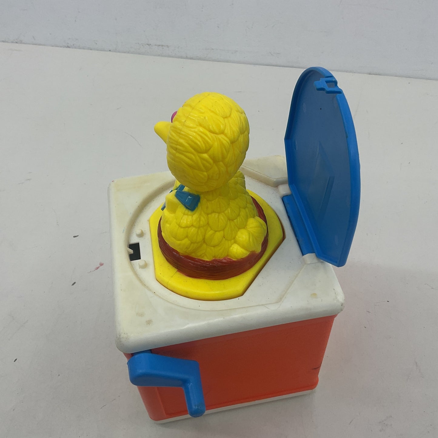 Vintage Playskool Vintage Sesame Street Big Bird Jack-in-the-Box Toy UNTESTED