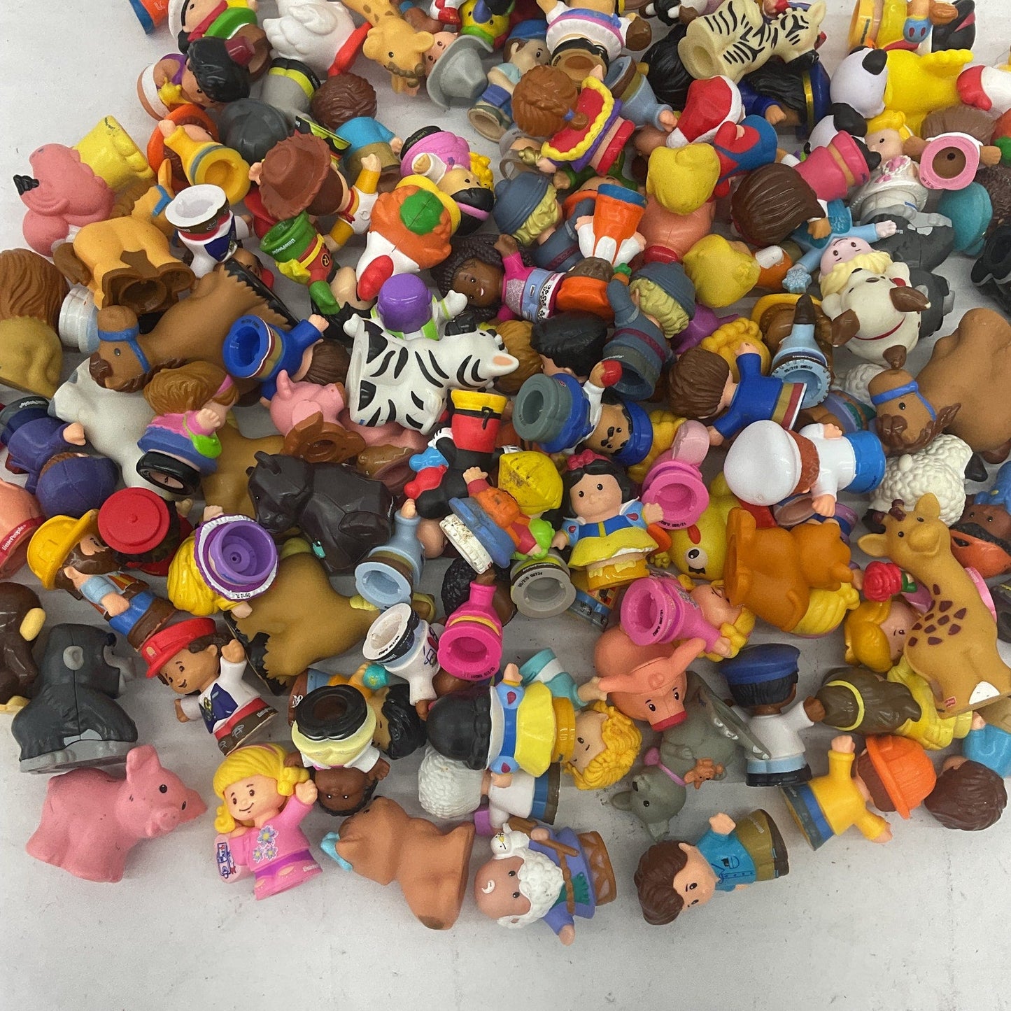 10 lbs Fisher Price Little People Animals Humans Character Figures Preowned LOT - Warehouse Toys