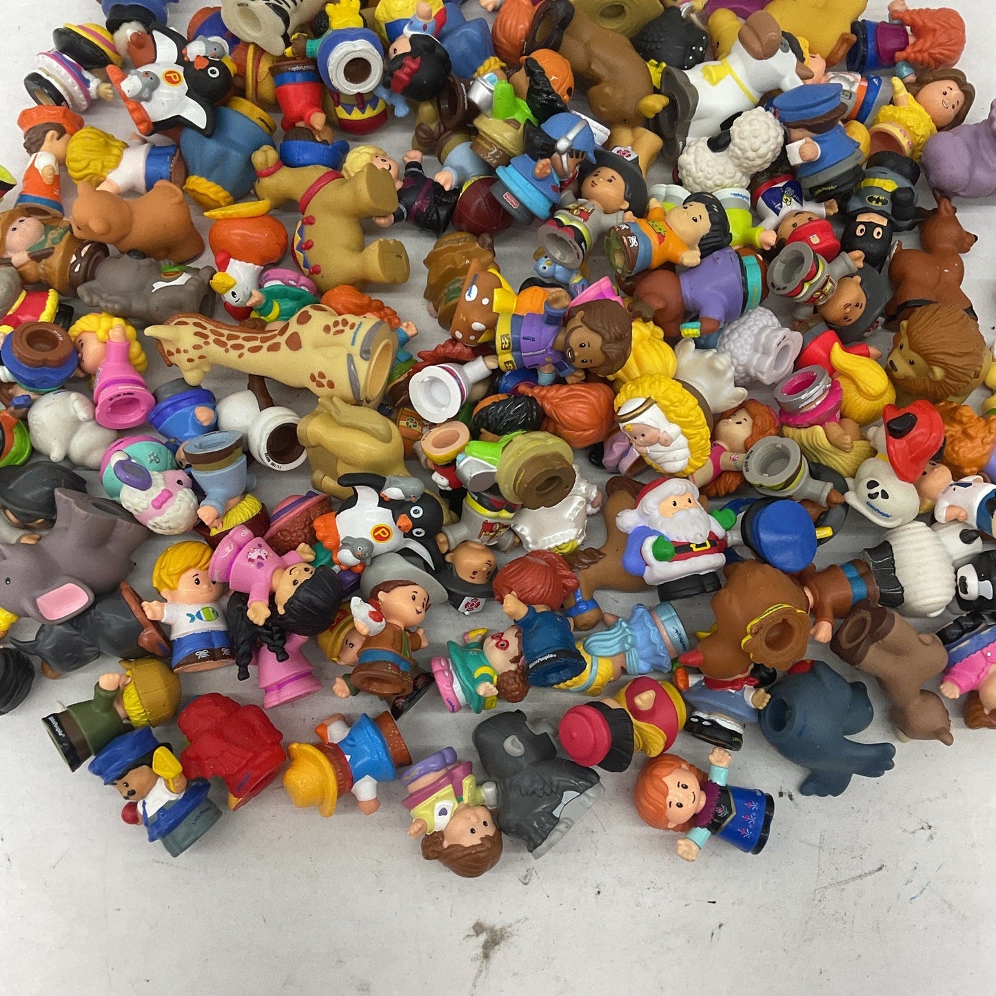 10 lbs Fisher Price Little People Animals Humans Holiday Figures Preowned LOT - Warehouse Toys