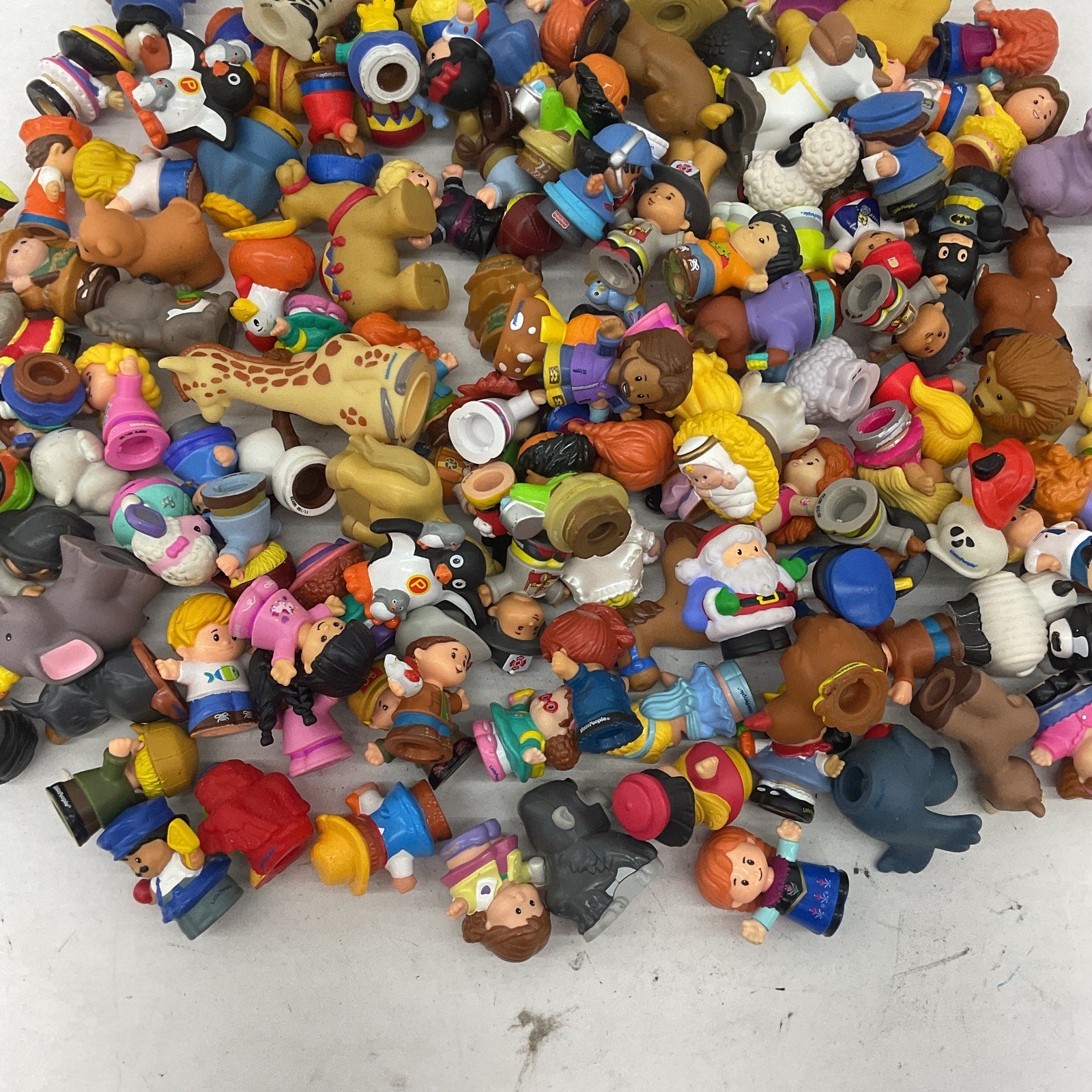 10 lbs Fisher Price Little People Animals Humans Holiday Figures Preowned LOT - Warehouse Toys