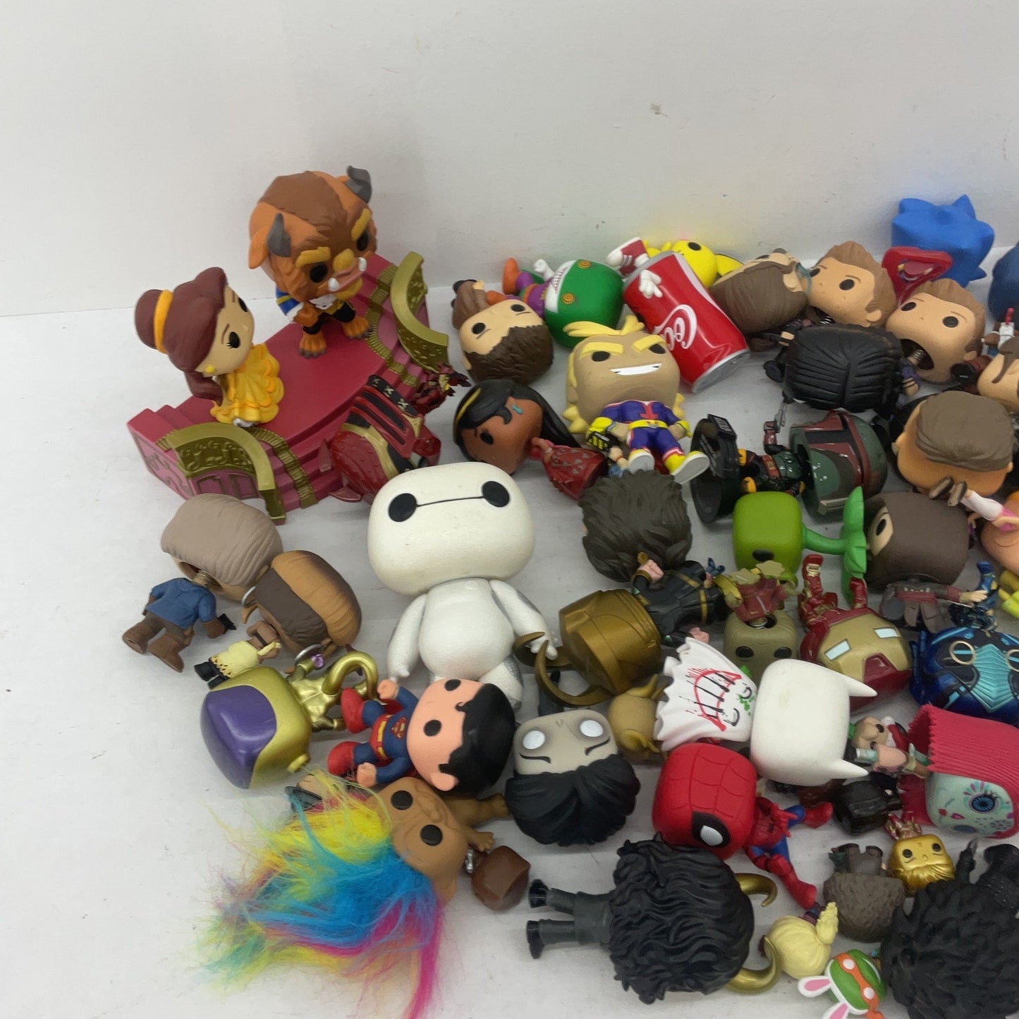 10 lbs Funko Pop & Other Vinyl Designer Toy Figures Geeky Character Preowned LOT - Warehouse Toys