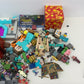 10 lbs LOT Minecraft Mixed Toy Figures Preowned Loose Blocks Accessories - Warehouse Toys