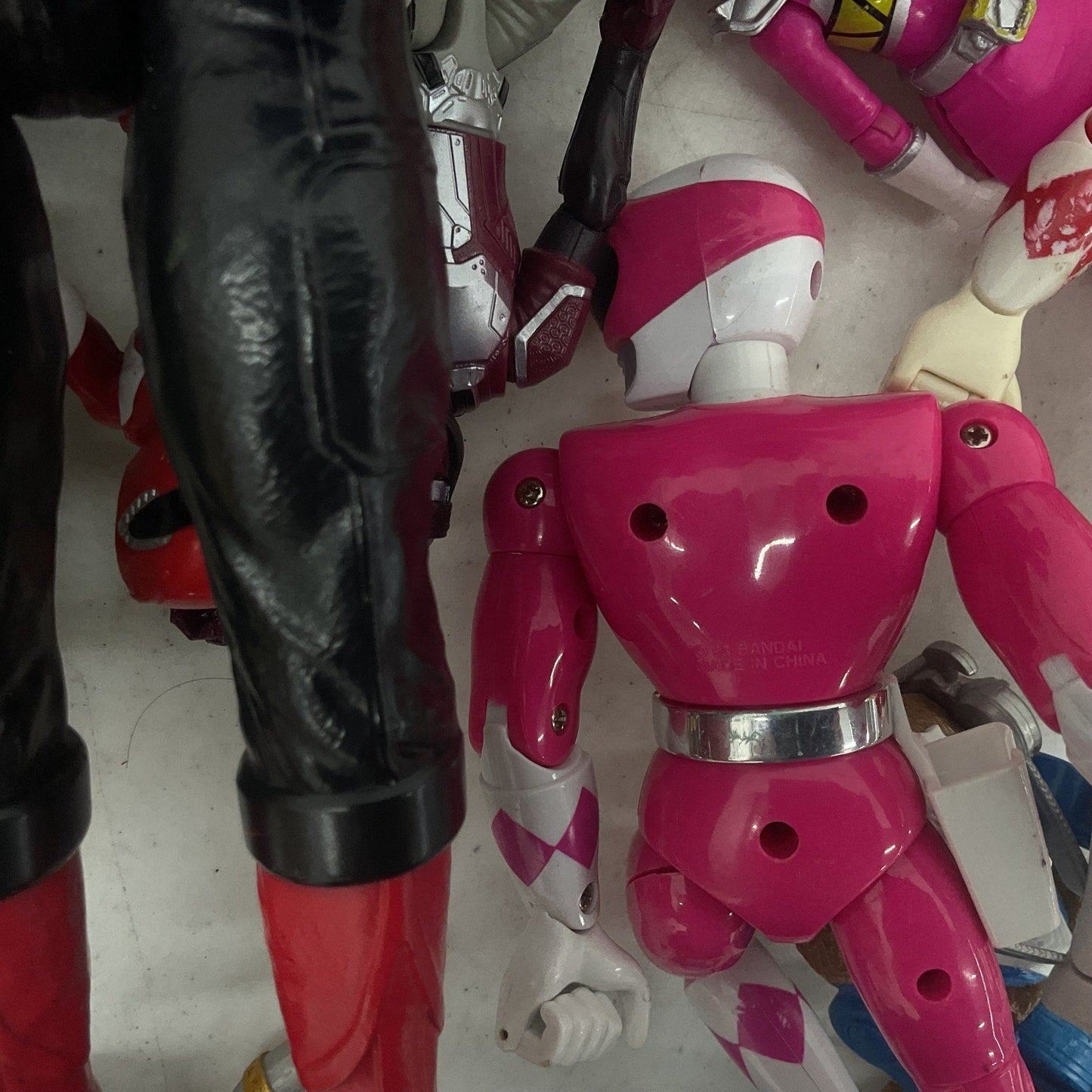 10 LBS LOT Power Rangers Pink Red Blue Rangers Action Figure Collection - Warehouse Toys