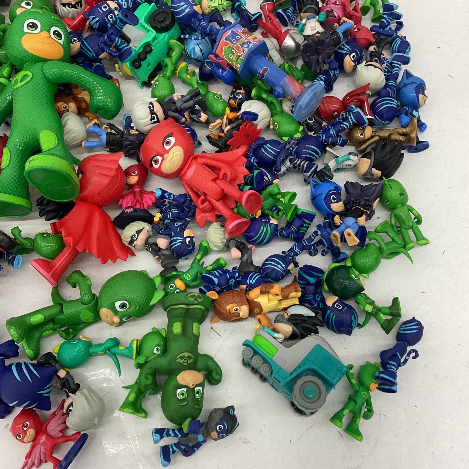 10 lbs PJ Masks Action Figure Collection Preowned Mixed Loose LOT Toys Vehicles - Warehouse Toys