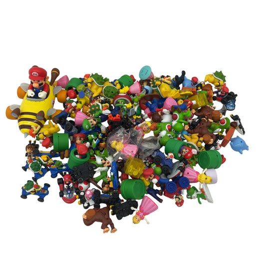 10 lbs Preowned Super Mario Kart Action Figures Vehicles Toys Accessories LOT - Warehouse Toys