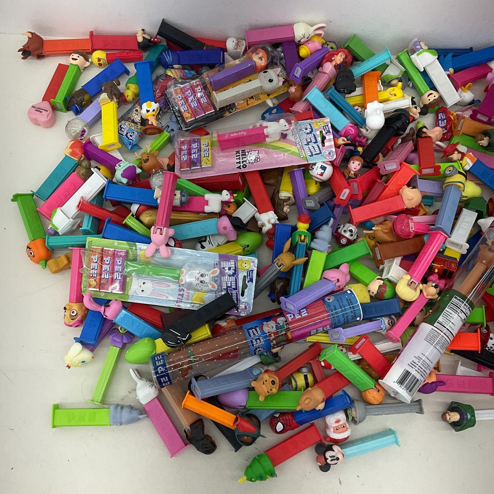 10 lbs Random Mixed Loose Pez Candy Dispensers Toys LOT Preowned Holiday Disney - Warehouse Toys