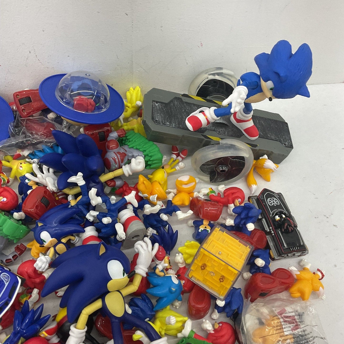 10 lbs Sonic the Hedgehog Action Figure Collection Happy Meal Mixed Preowned LOT - Warehouse Toys