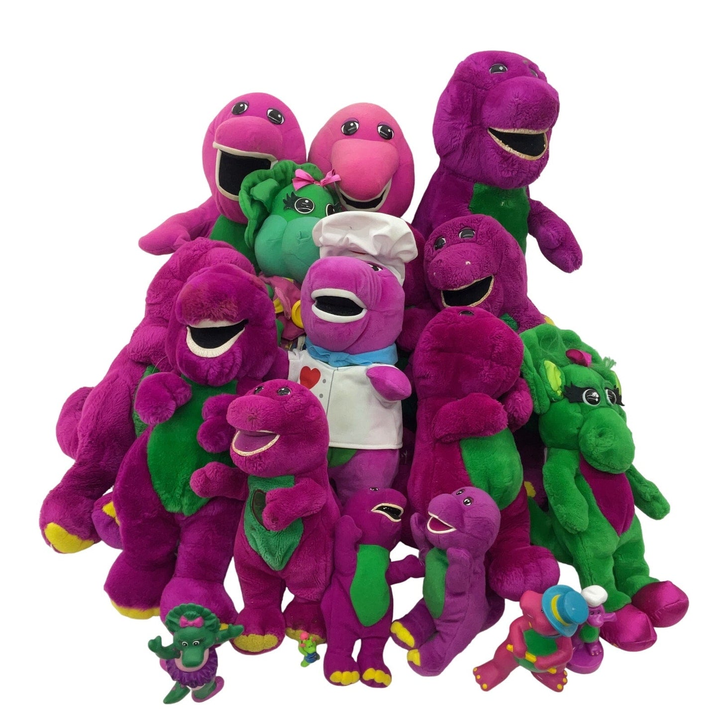 11 lb LOT PBS Kids Barney & Friends Plush Dinosaur - Preowned - Warehouse Toys