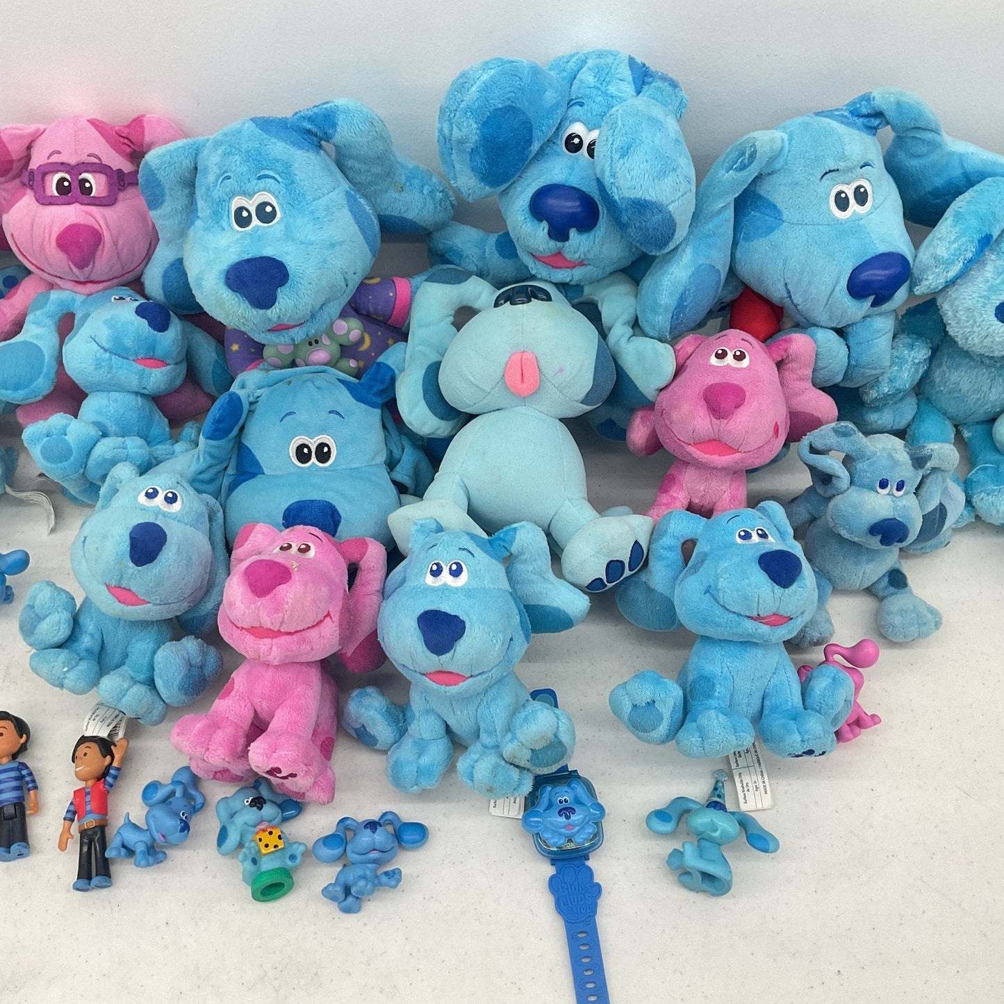 11+ LB Mixed Lot Blue's Clues Stuffed Animals Plush Misc Toys Preowned - Warehouse Toys