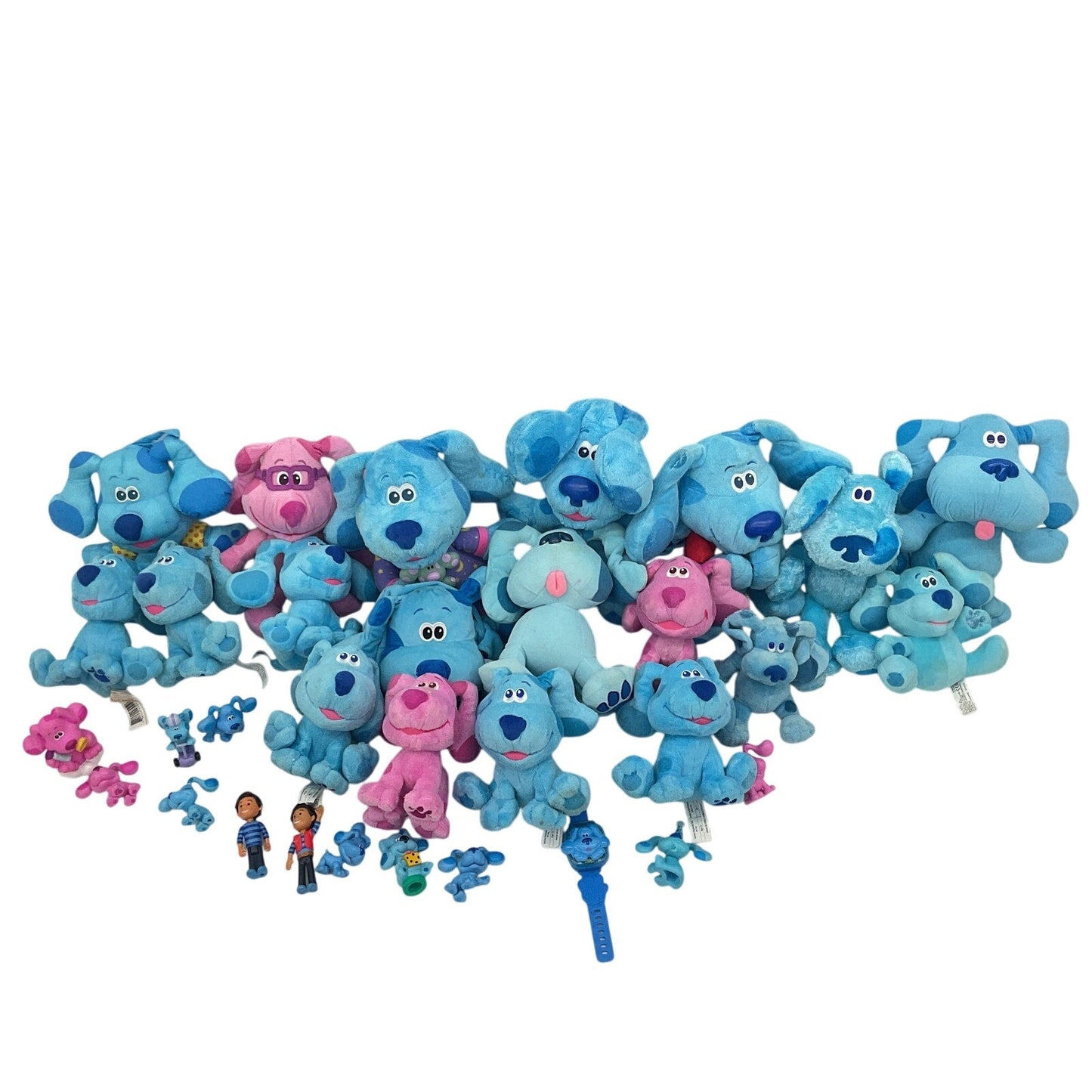11+ LB Mixed Lot Blue's Clues Stuffed Animals Plush Misc Toys Preowned - Warehouse Toys