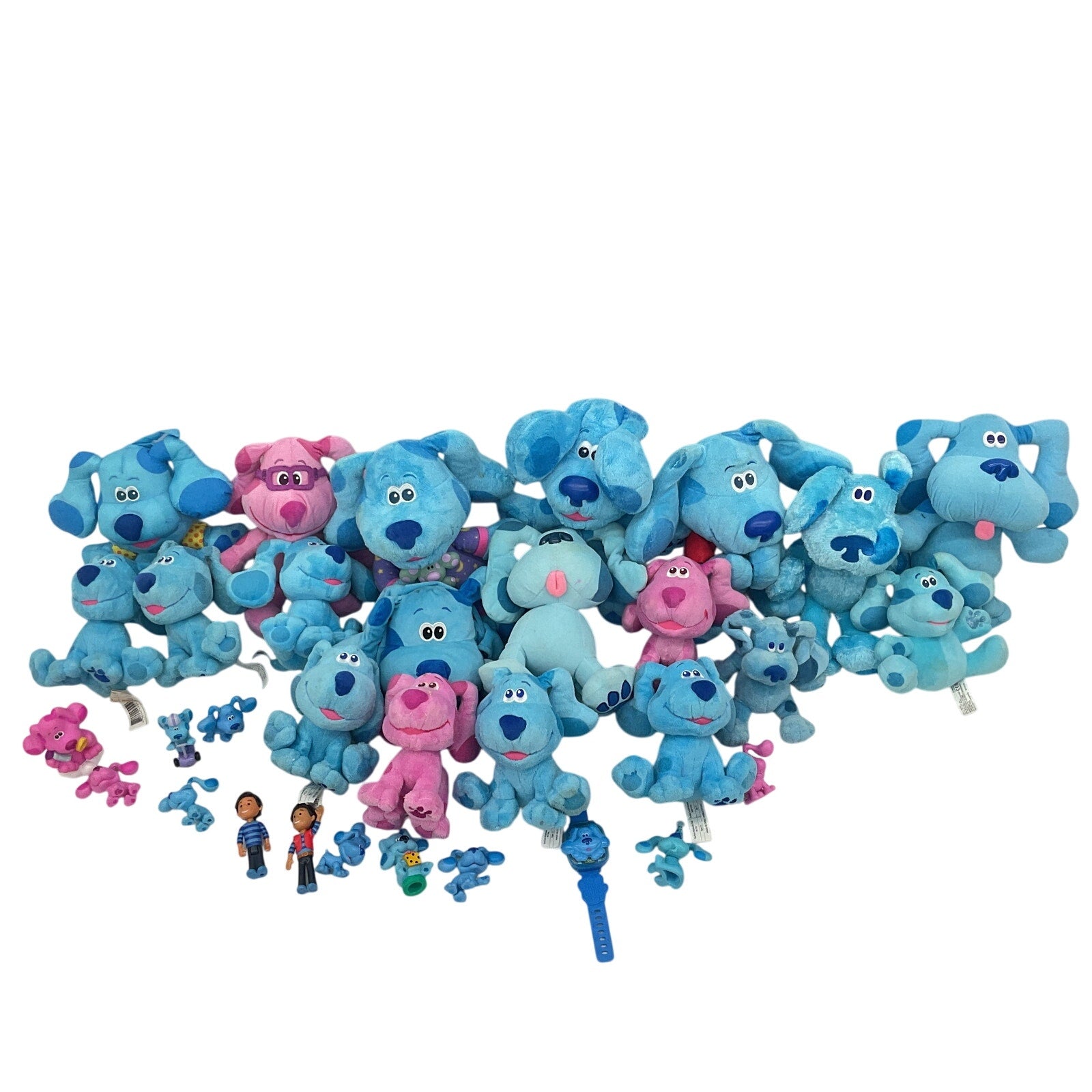 11+ LB Mixed Lot Blue's Clues Stuffed Animals Plush Misc Toys Preowned - Warehouse Toys