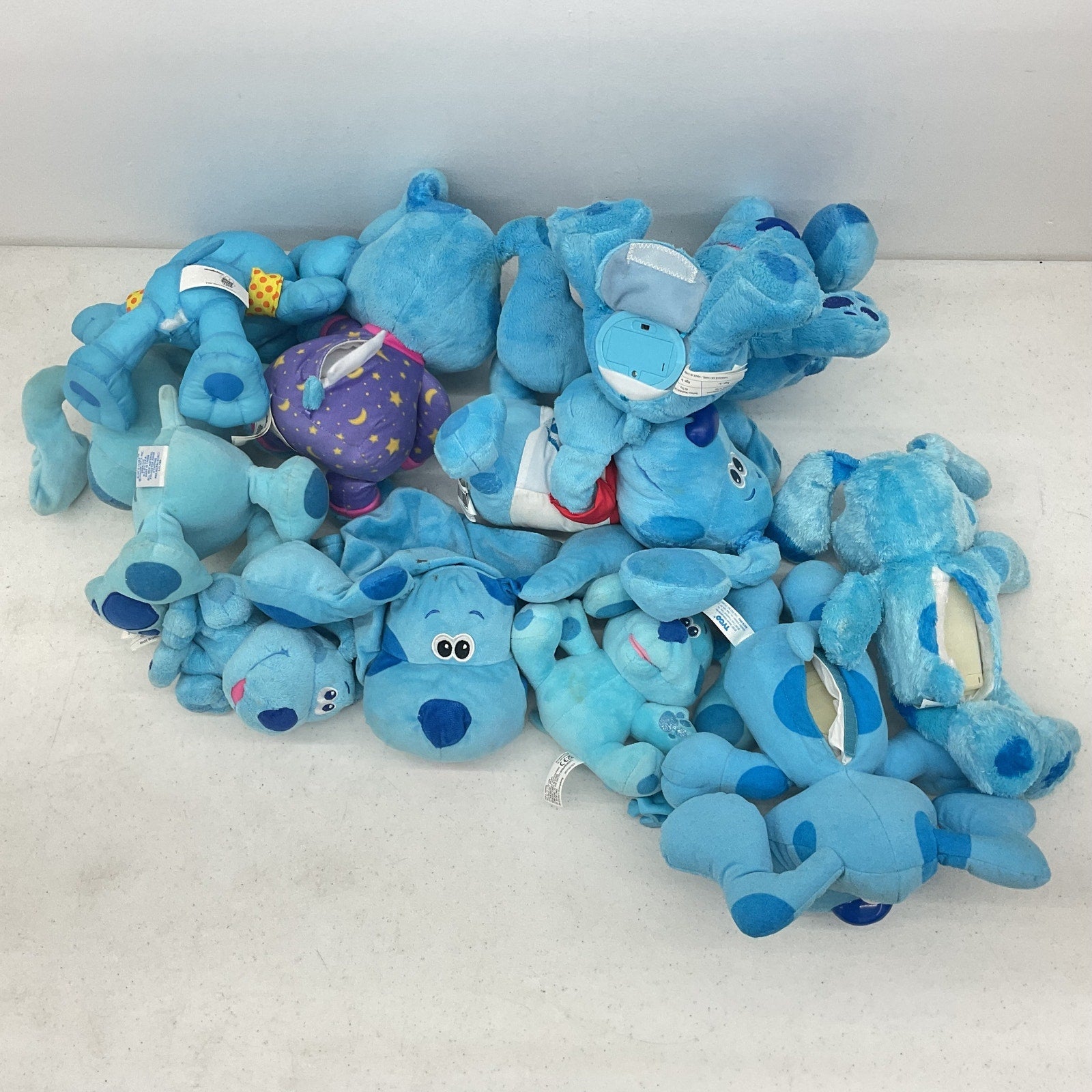 11+ LB Mixed Lot Blue's Clues Stuffed Animals Plush Misc Toys Preowned - Warehouse Toys