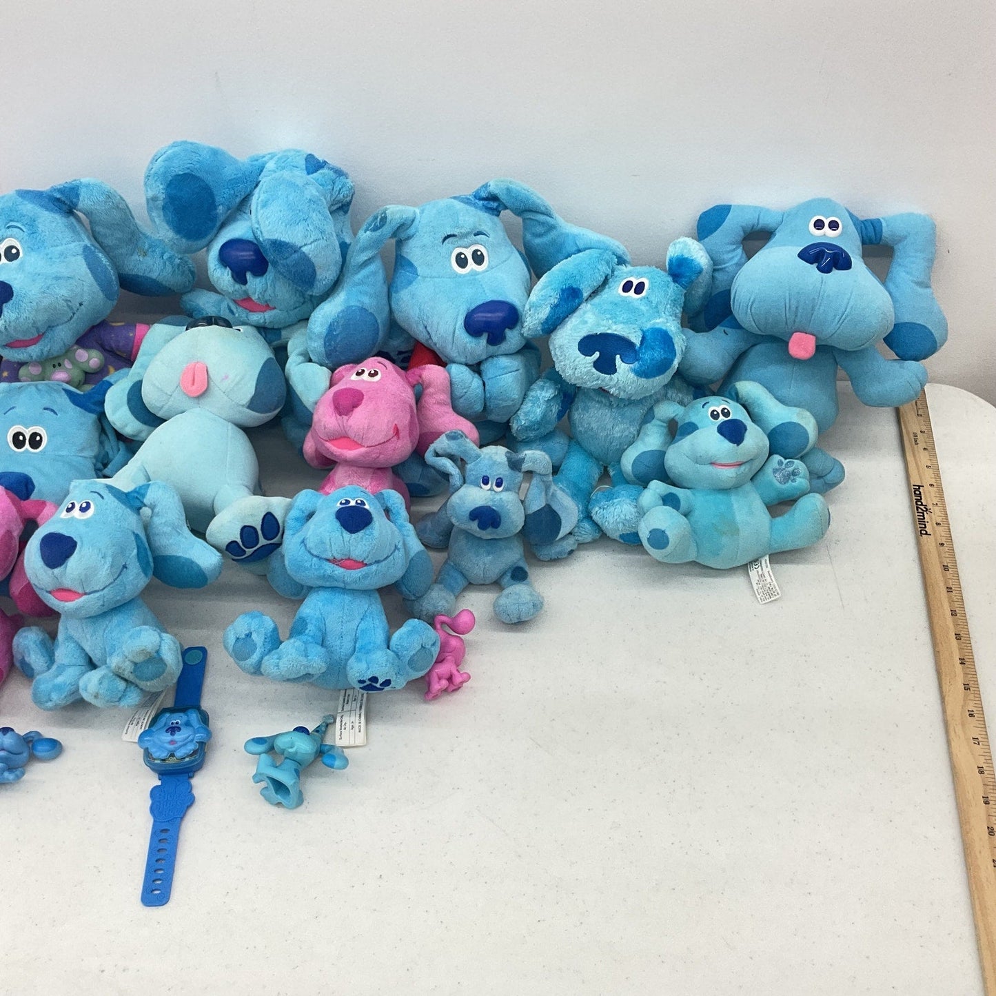 11+ LB Mixed Lot Blue's Clues Stuffed Animals Plush Misc Toys Preowned - Warehouse Toys