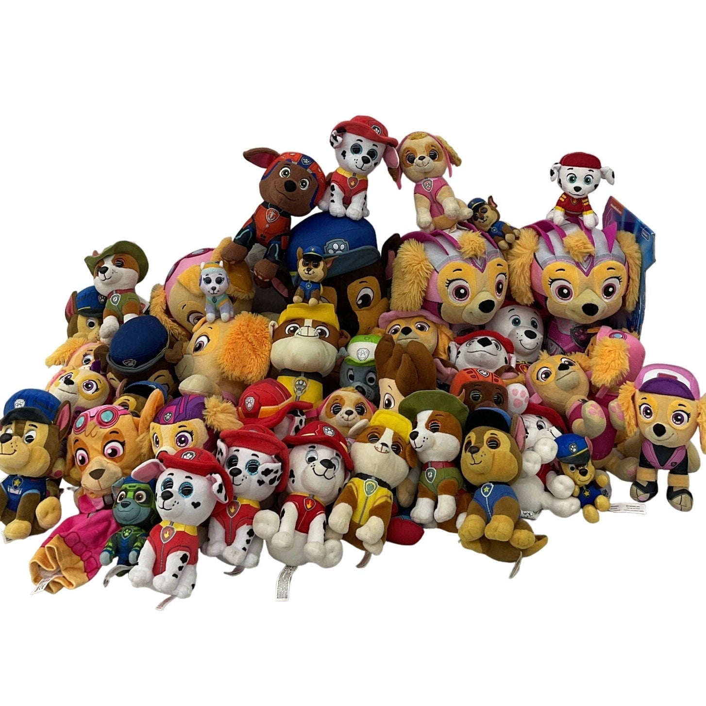 11 lbs Mixed Nickelodeon Paw Patrol Character Plush Dolls Preowned LOT TY - Warehouse Toys