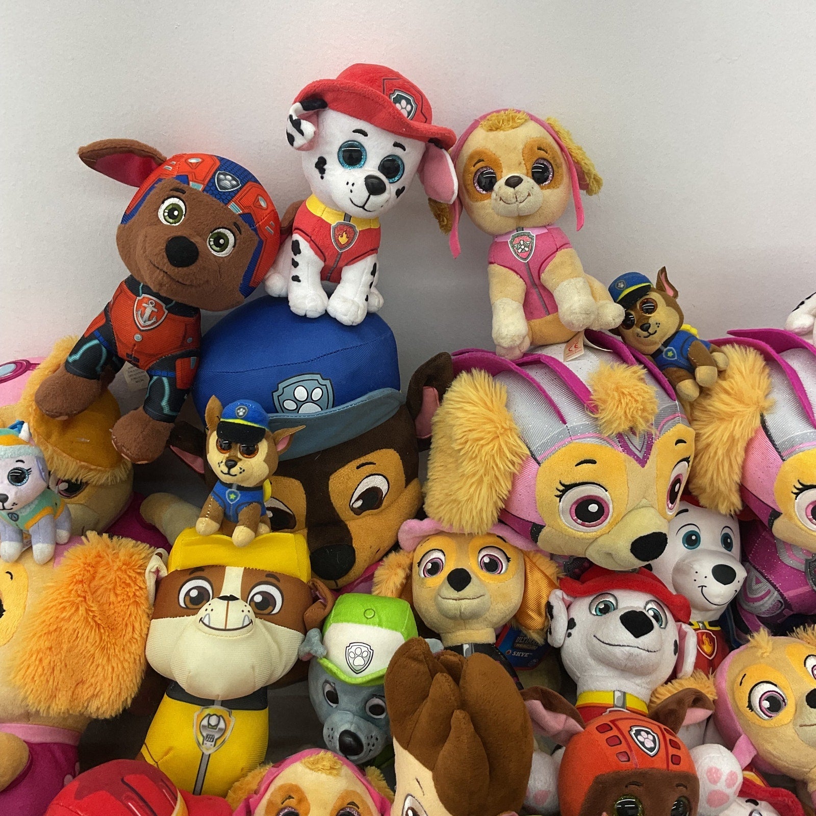 11 lbs Mixed Nickelodeon Paw Patrol Character Plush Dolls Preowned LOT TY - Warehouse Toys