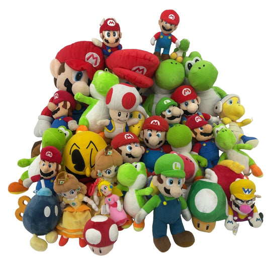 11 lbs Mixed Preowned LOT Nintendo & Pac - Man Super Mario Daisy Wario Rare!! - Warehouse Toys