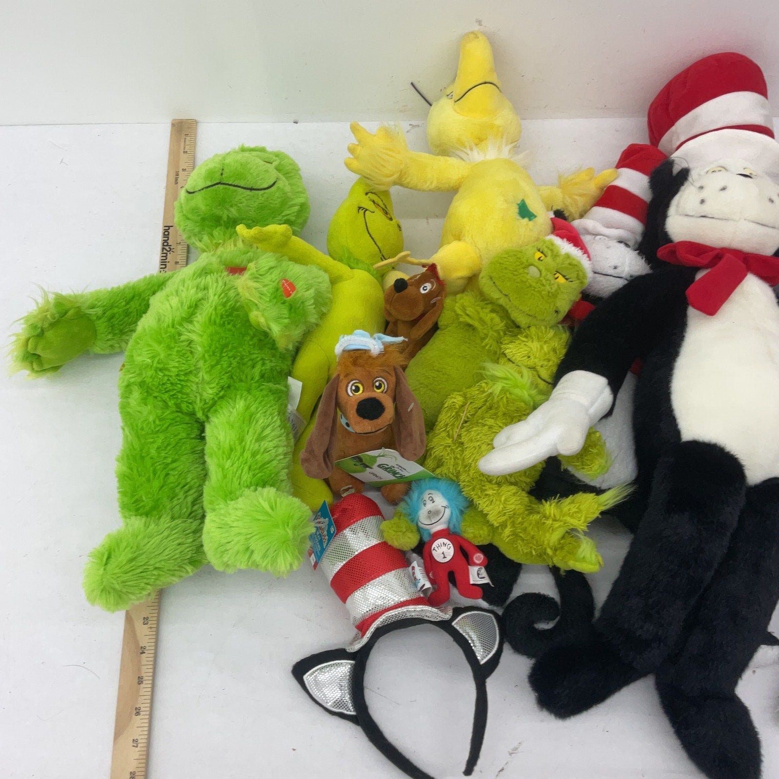 12 lbs Dr. Seuss Stuffed Animals Assorted Characters Preowned LOT Plush Dolls - Warehouse Toys