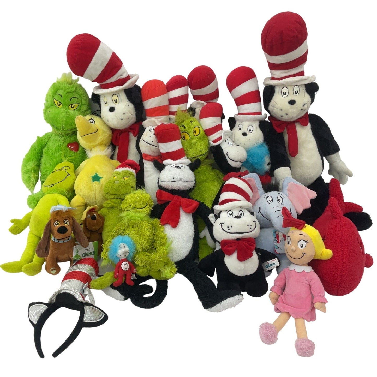 12 lbs Dr. Seuss Stuffed Animals Assorted Characters Preowned LOT Plush Dolls - Warehouse Toys