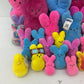 12 lbs Easter Holiday Peeps Bunny Chick Bunnies Chicks Plush Toys Preowned - Warehouse Toys