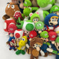 12 lbs Mixed Preowned LOT Nintendo Super Mario Bowser Goomba Kong Plush Dolls - Warehouse Toys