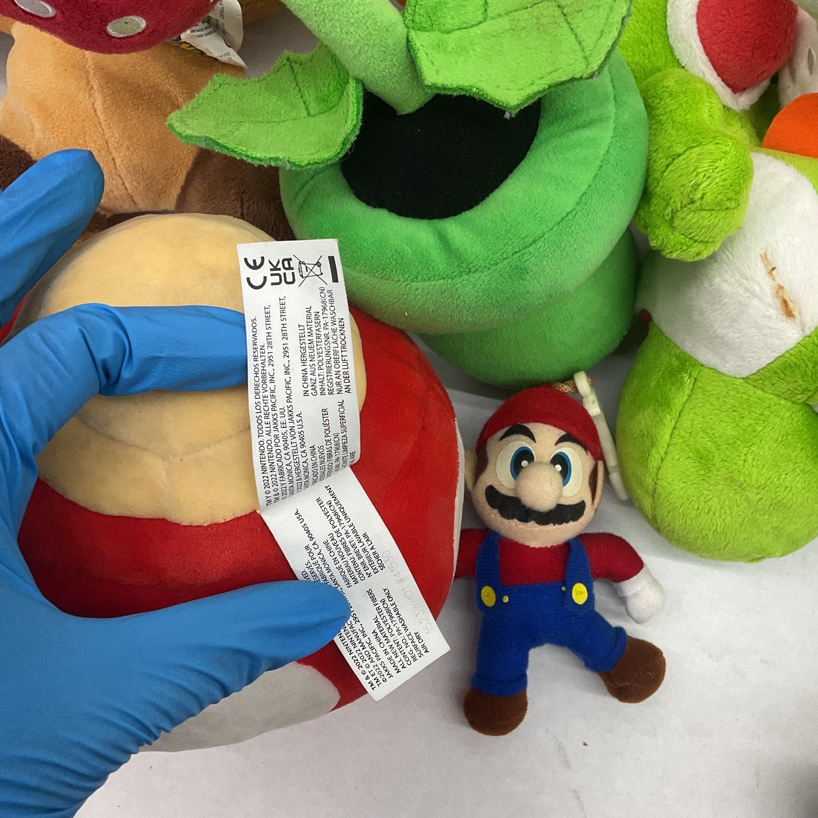 12 lbs Mixed Preowned LOT Nintendo Super Mario Bowser Goomba Kong Plush Dolls - Warehouse Toys