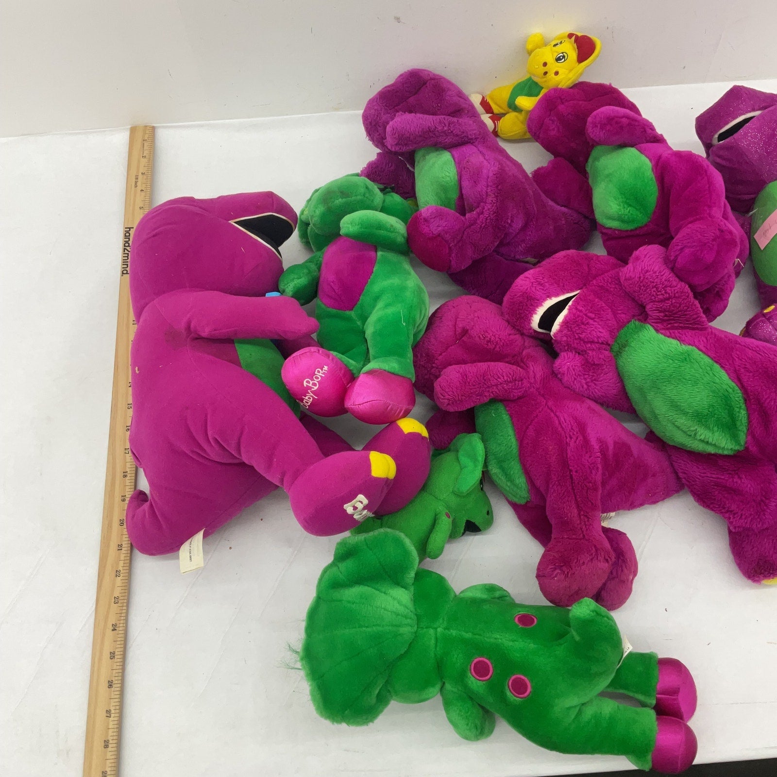 12 lbs Preowned Barney & Friends Purple Dinosaur Baby Bop BJ Stuffed Animals LOT - Warehouse Toys