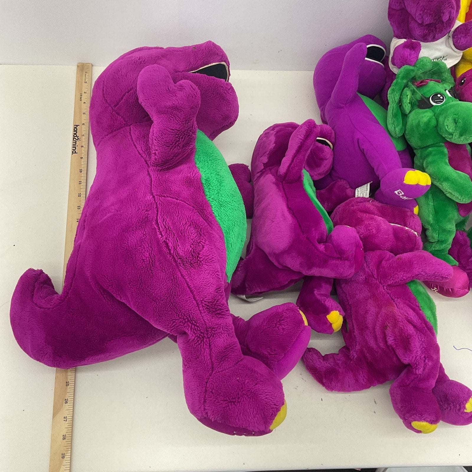 12 lbs Preowned Barney & Friends Purple Dinosaur Baby Bop BJ Stuffed Animals LOT - Warehouse Toys