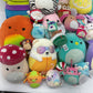 13 lbs Huge LOT Preowned Squishmallows Character Plush Dolls Disney Mushroom - Warehouse Toys