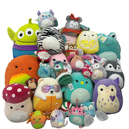 13 lbs Huge LOT Preowned Squishmallows Character Plush Dolls Disney Mushroom - Warehouse Toys