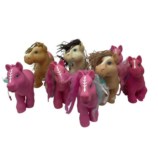 13 lbs LOT Magic Meadows Wonder Pony Large Horse Toy Figures Poseable - Warehouse Toys