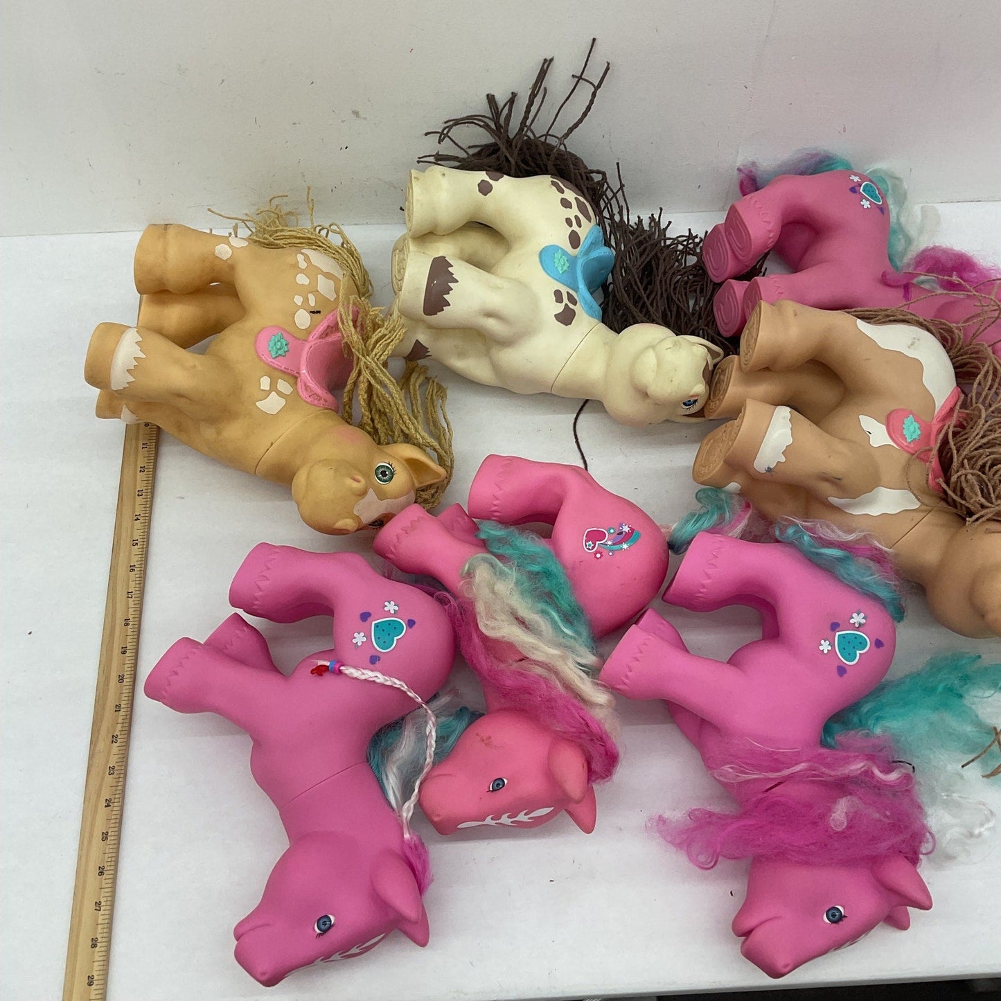 13 lbs LOT Magic Meadows Wonder Pony Large Horse Toy Figures Poseable - Warehouse Toys