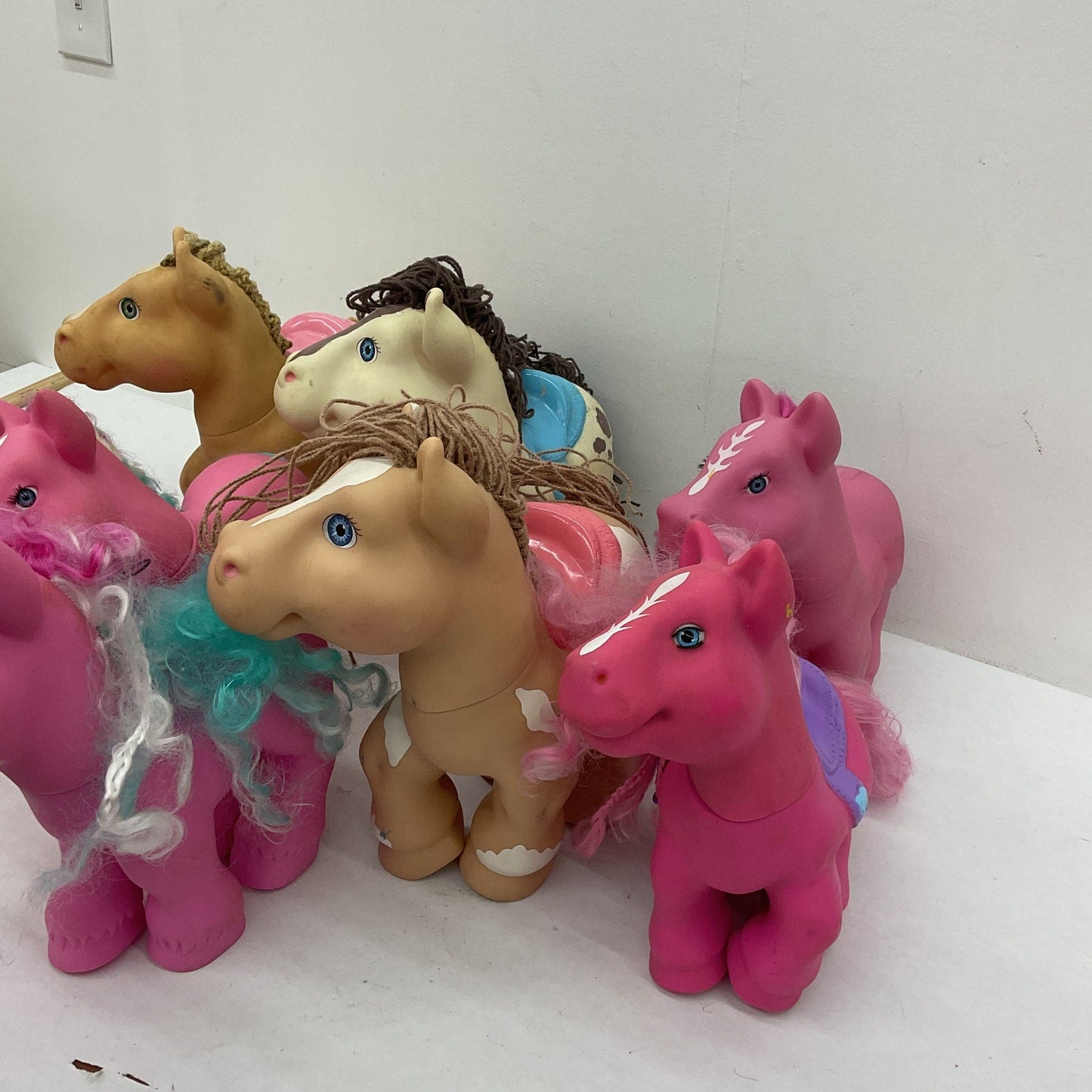 13 lbs LOT Magic Meadows Wonder Pony Large Horse Toy Figures Poseable - Warehouse Toys