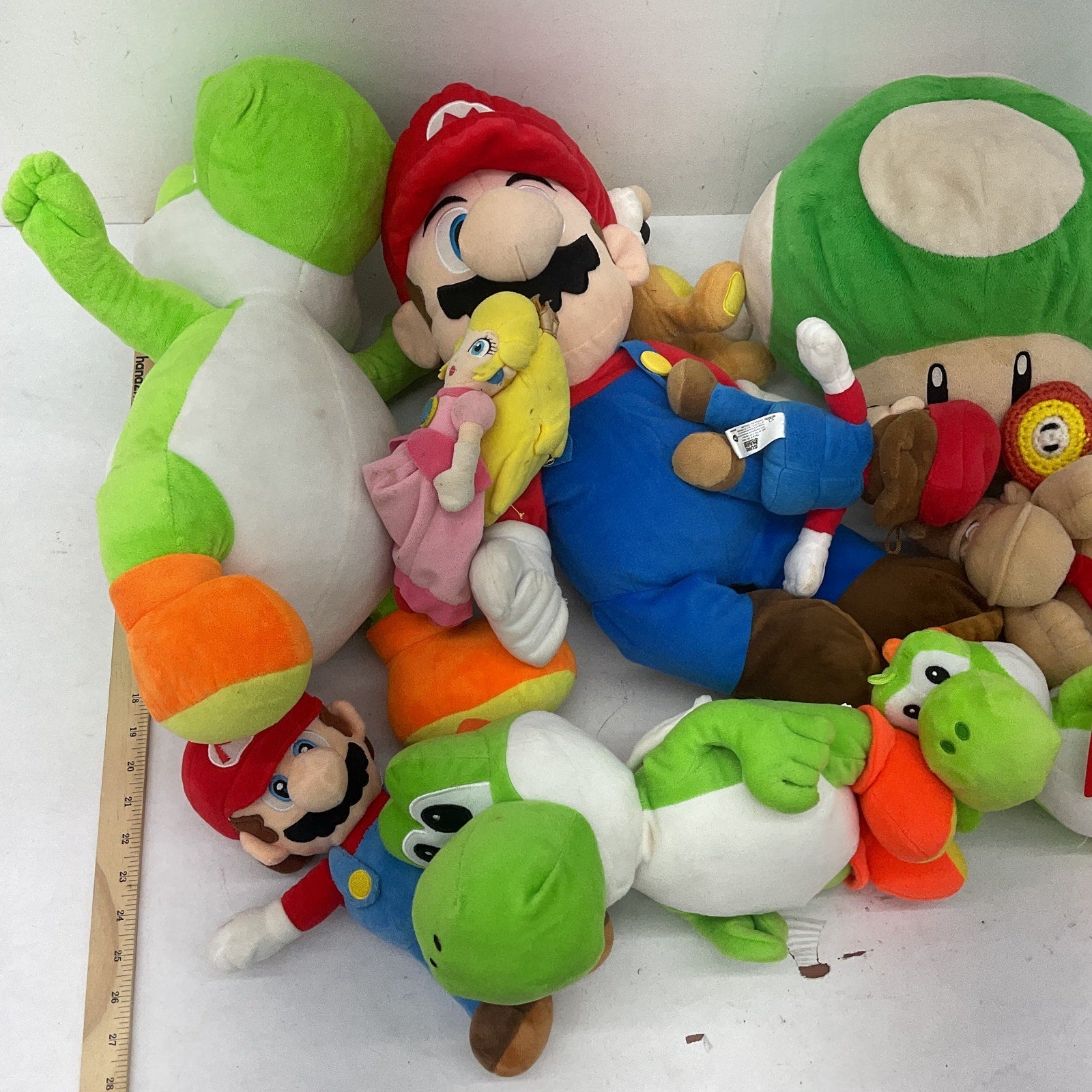 13 lbs Mixed Preowned LOT Nintendo Super Mario Goomba Baby Mario Peach - Warehouse Toys