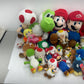 13 lbs Mixed Preowned LOT Nintendo Super Mario Shy Guy Yoshi Peach Plush Dolls - Warehouse Toys