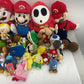 13 lbs Mixed Preowned LOT Nintendo Super Mario Shy Guy Yoshi Peach Plush Dolls - Warehouse Toys