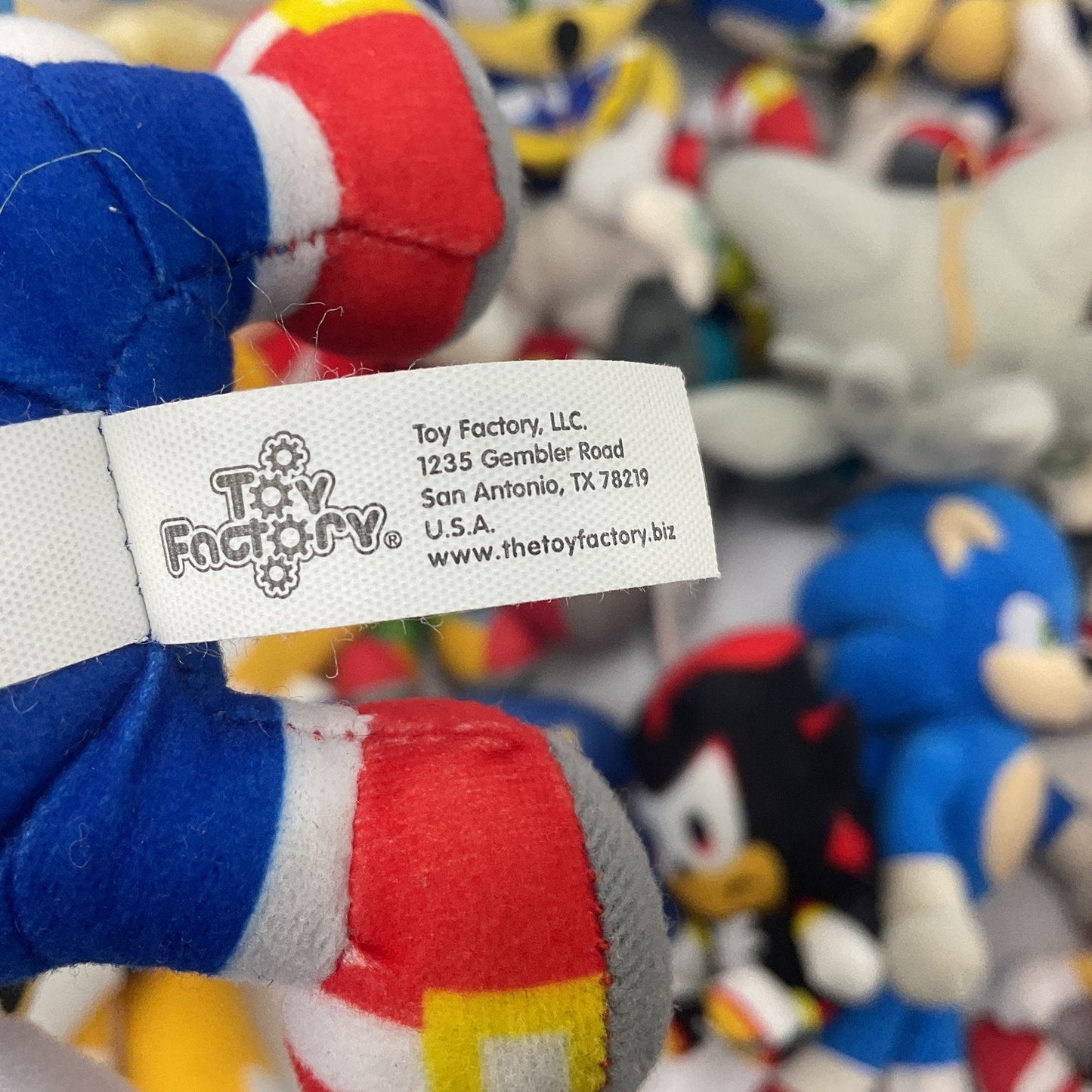 13 lbs Sonic the Hedgehog Stuffed Animals LOT Preowned Shadow Amy Tails - Warehouse Toys