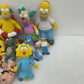 13 PCS Of Vintage Preowned Plush Toys The Simpsons Maggie Bart Homer Krusty - Warehouse Toys