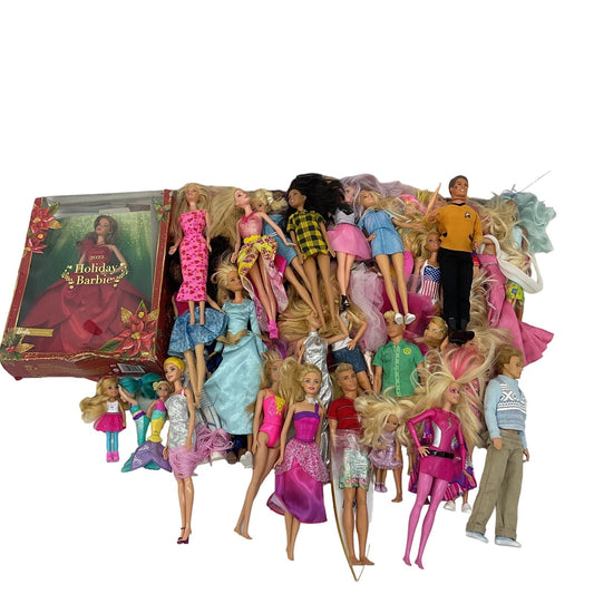 14 LBS LOT Mattel Barbie & Others Multicolor Fashion Play Dolls - Preowned - Warehouse Toys