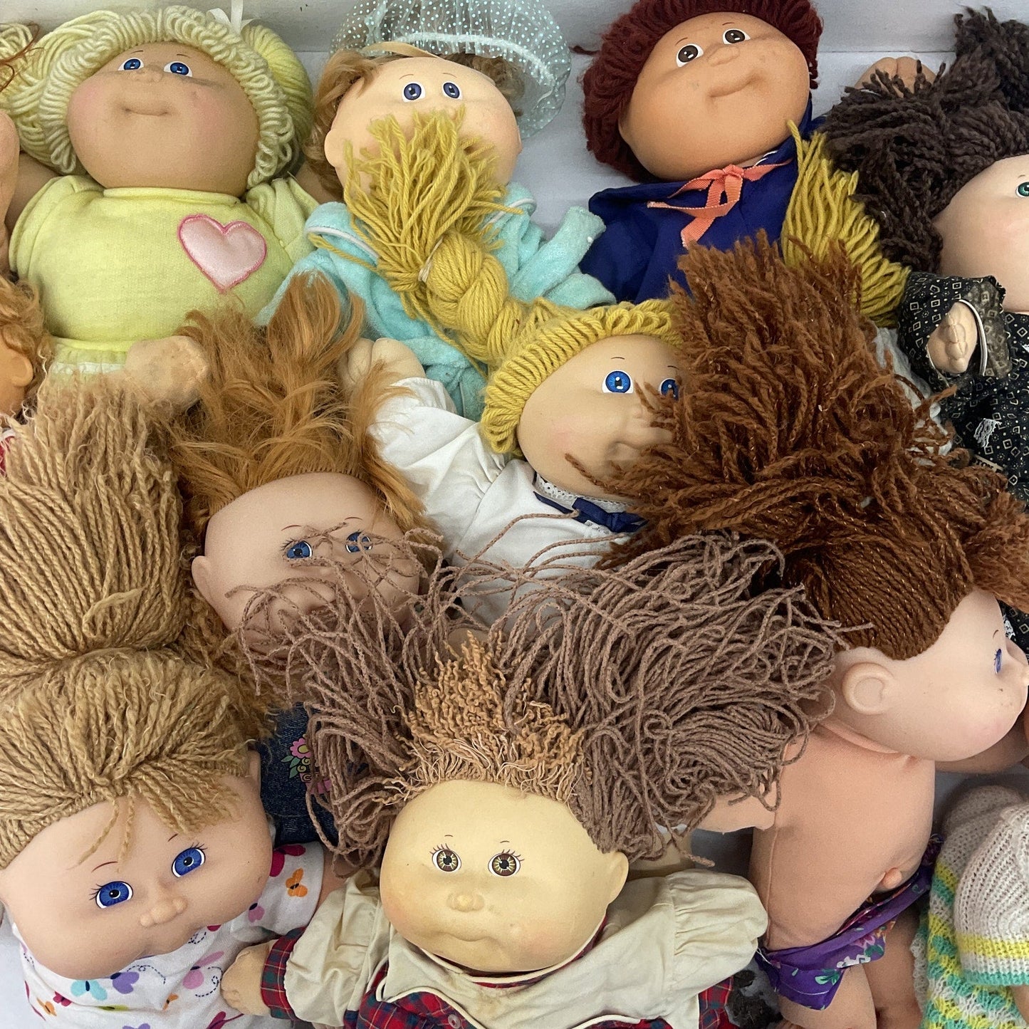 15 lbs Cabbage Patch Kids CPK Preowned Baby Dolls LOT Boys Girls Blonde Brunette - Warehouse Toys