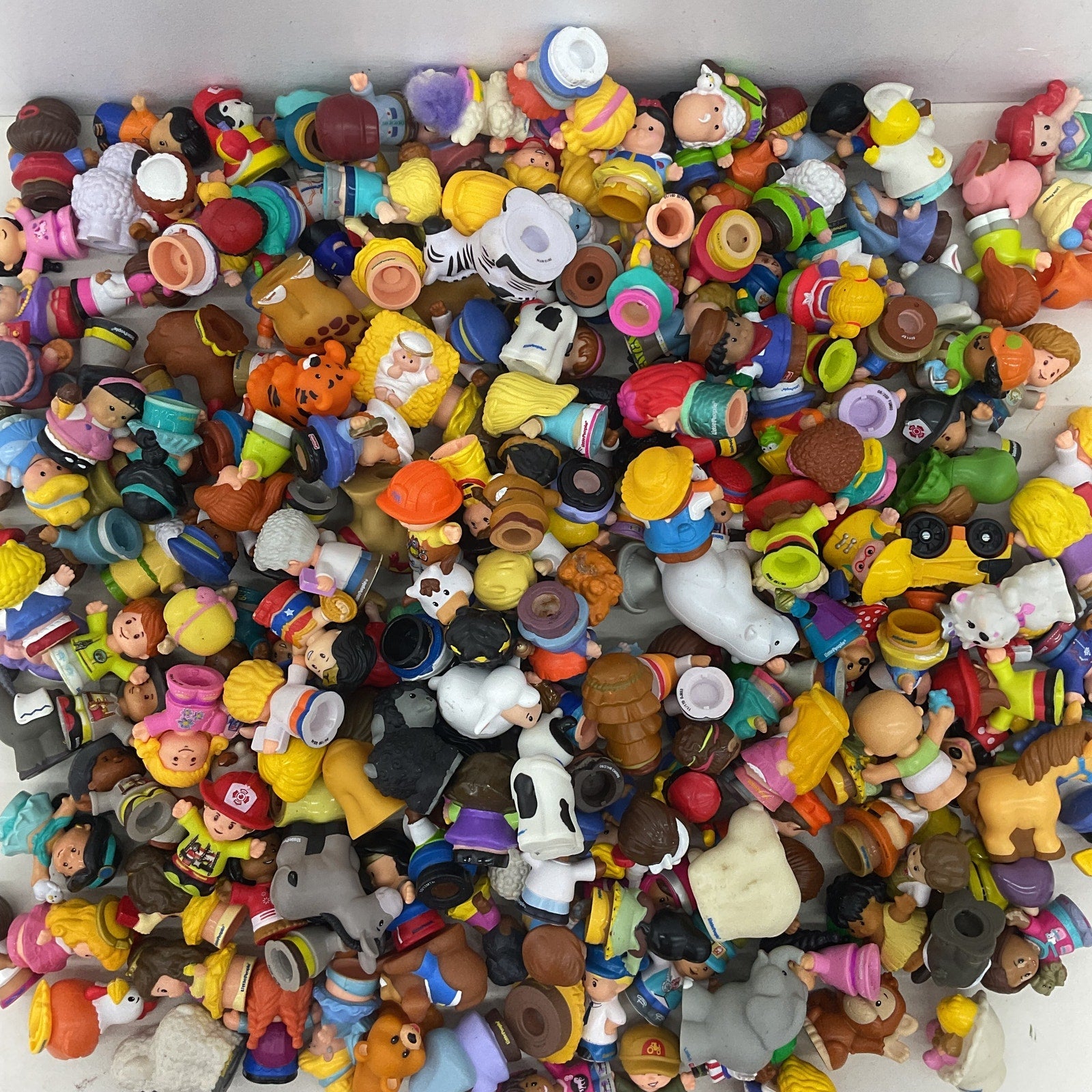 15 lbs Fisher Price Little People Animals Humans Character Figures Preowned LOT - Warehouse Toys