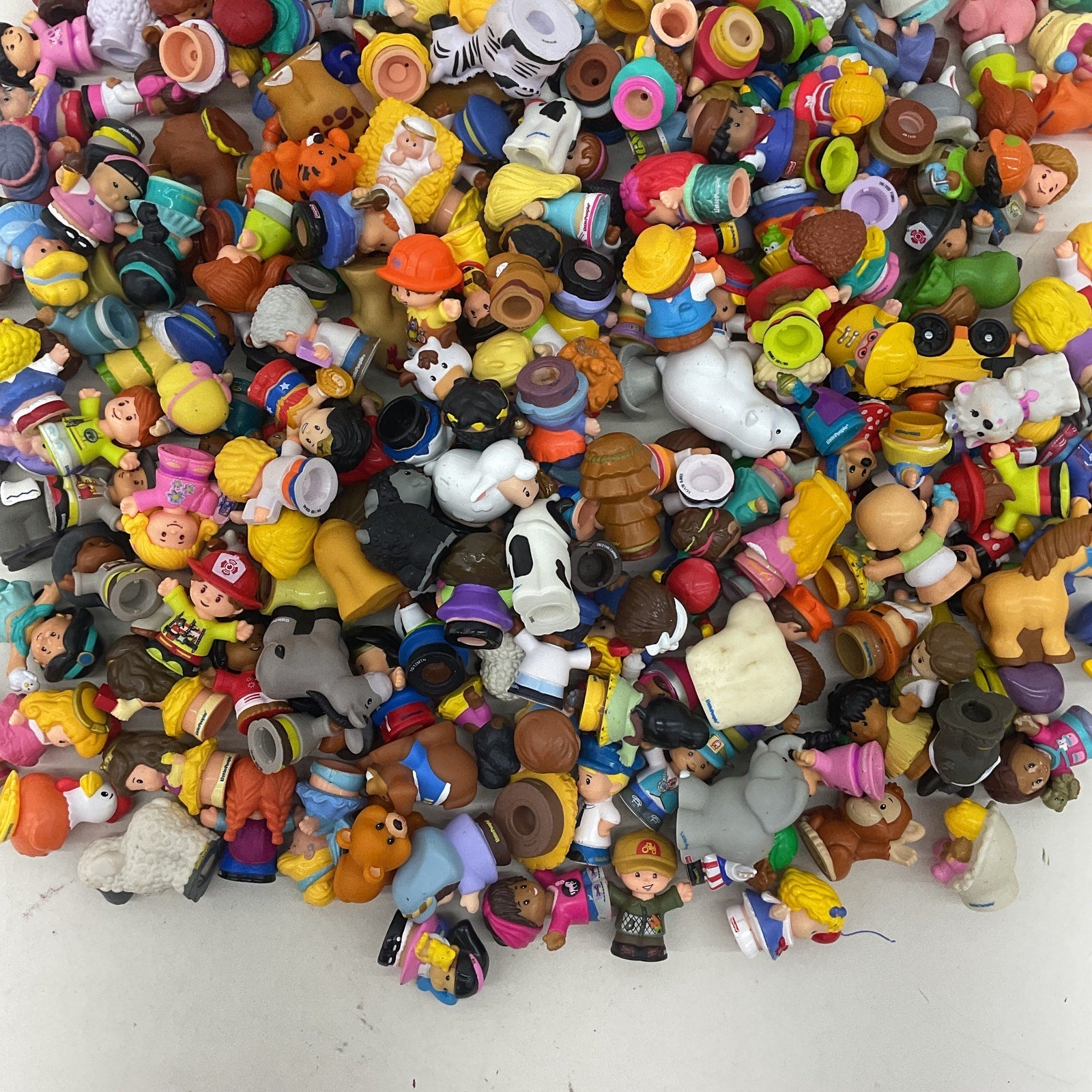 15 lbs Fisher Price Little People Animals Humans Character Figures Preowned LOT - Warehouse Toys