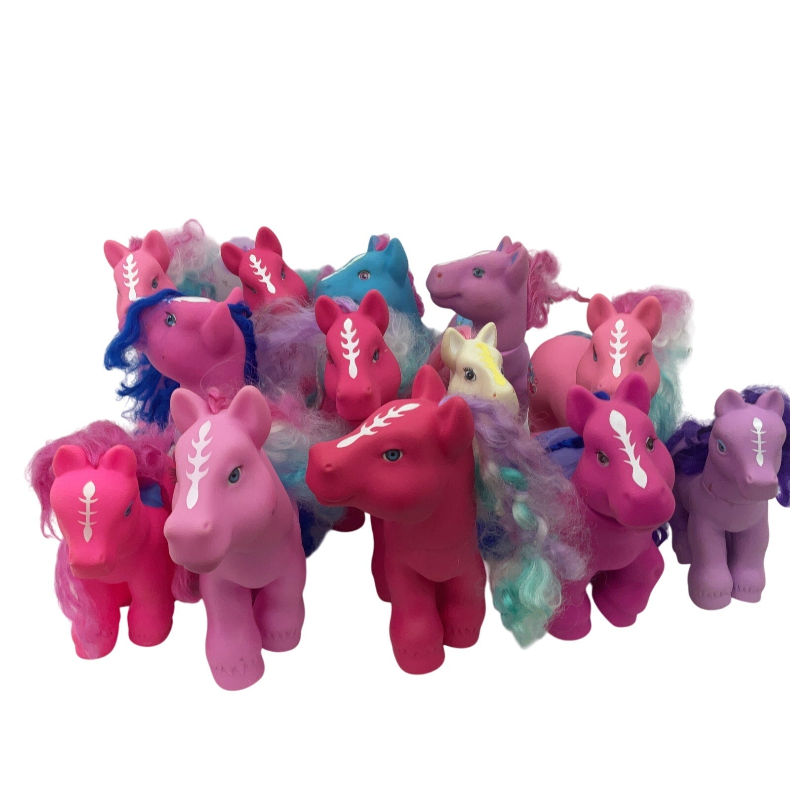 15 lbs LOT Magic Meadows Wonder Pony Large Horse Toy Figures Poseable - Warehouse Toys