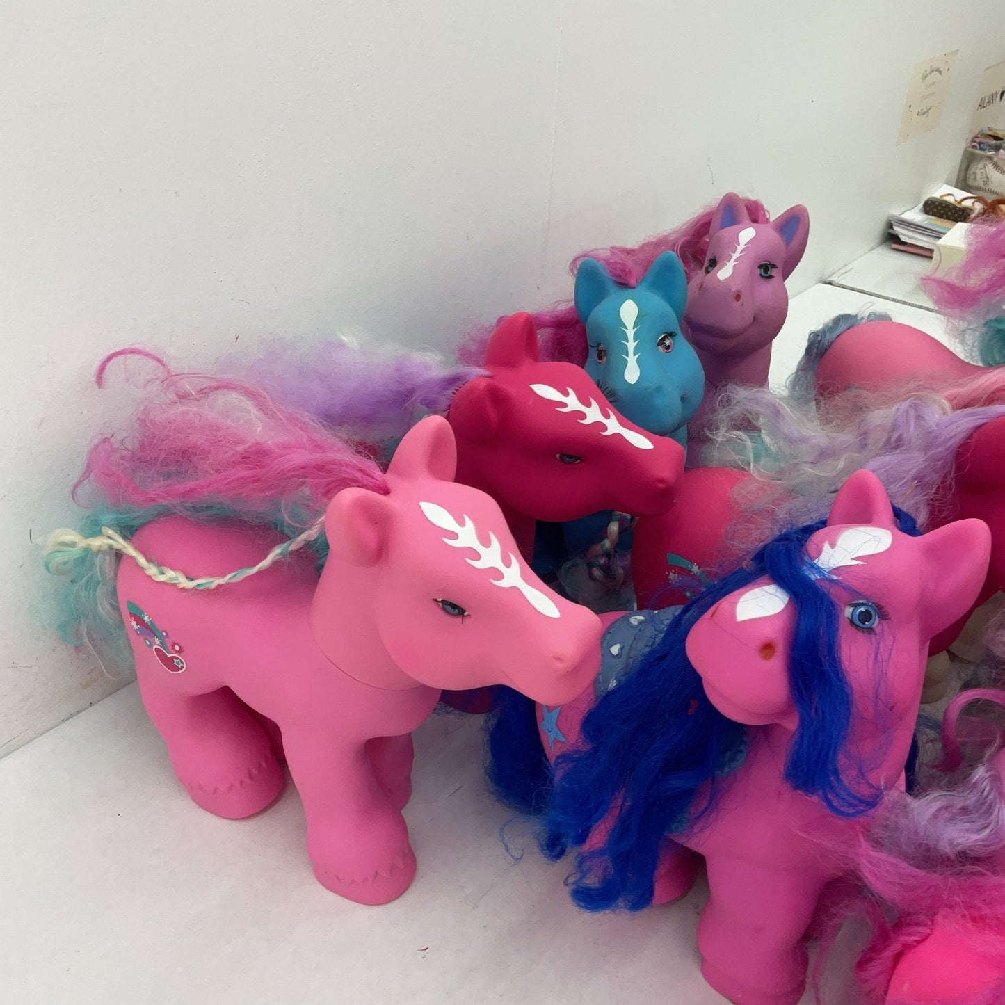 15 lbs LOT Magic Meadows Wonder Pony Large Horse Toy Figures Poseable - Warehouse Toys