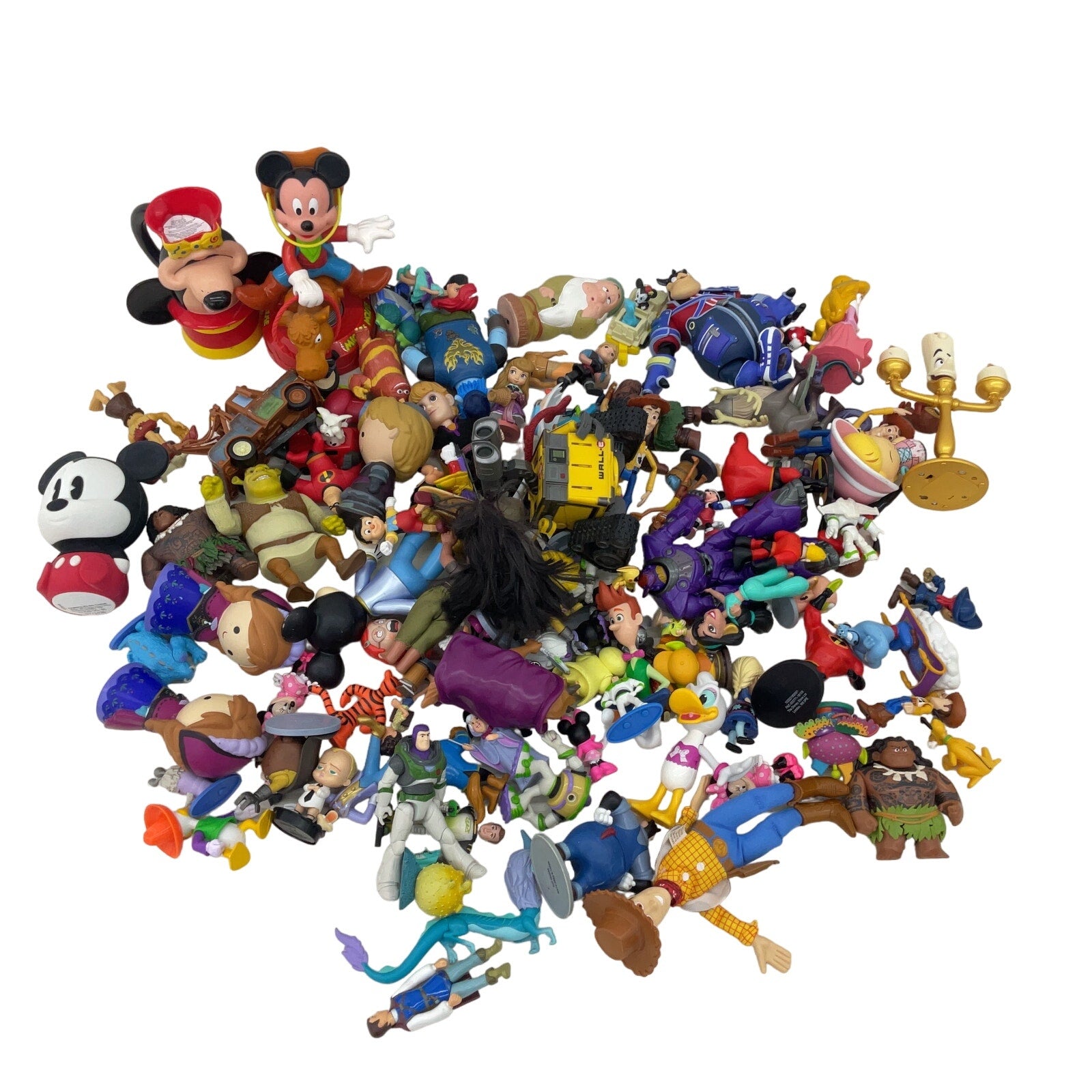 15 lbs Mixed Preowned LOT Disney & Others Character Figures Toys Cake Toppers - Warehouse Toys